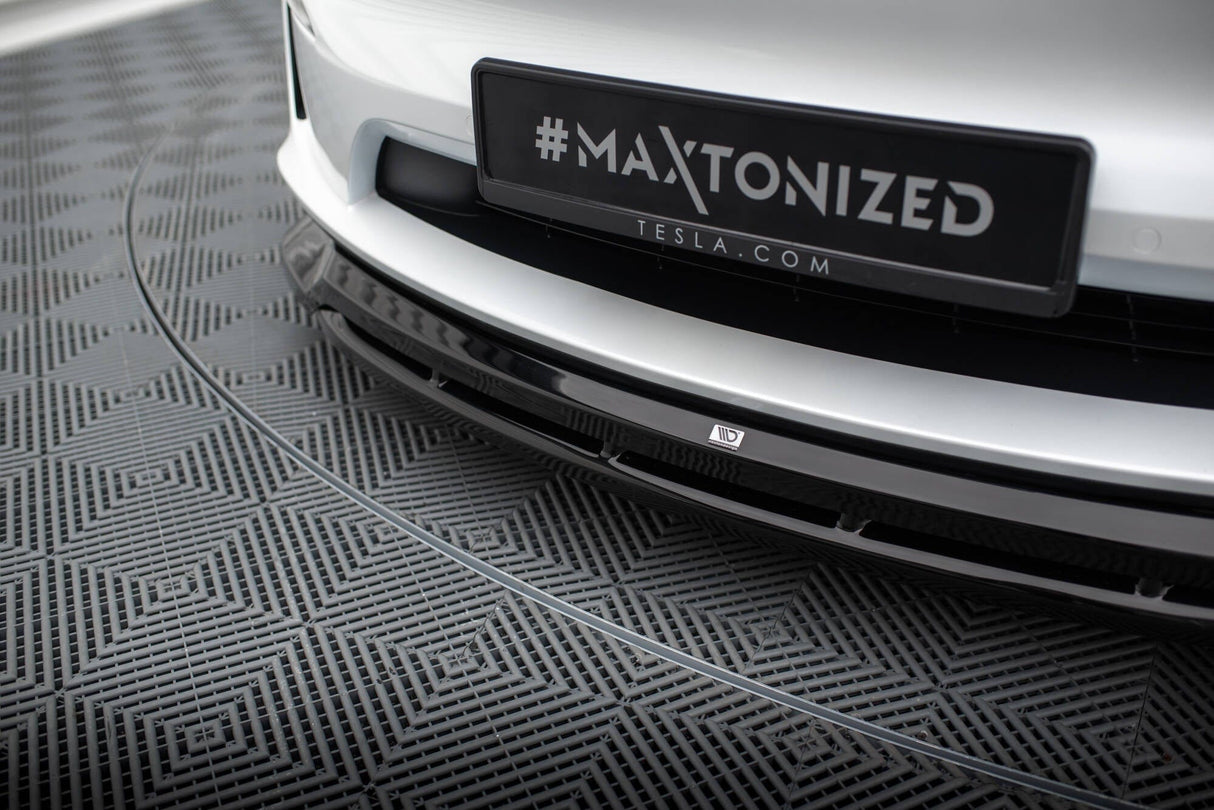 Maxton Design Front Splitter V.1 Tesla Model X MK1 Facelift