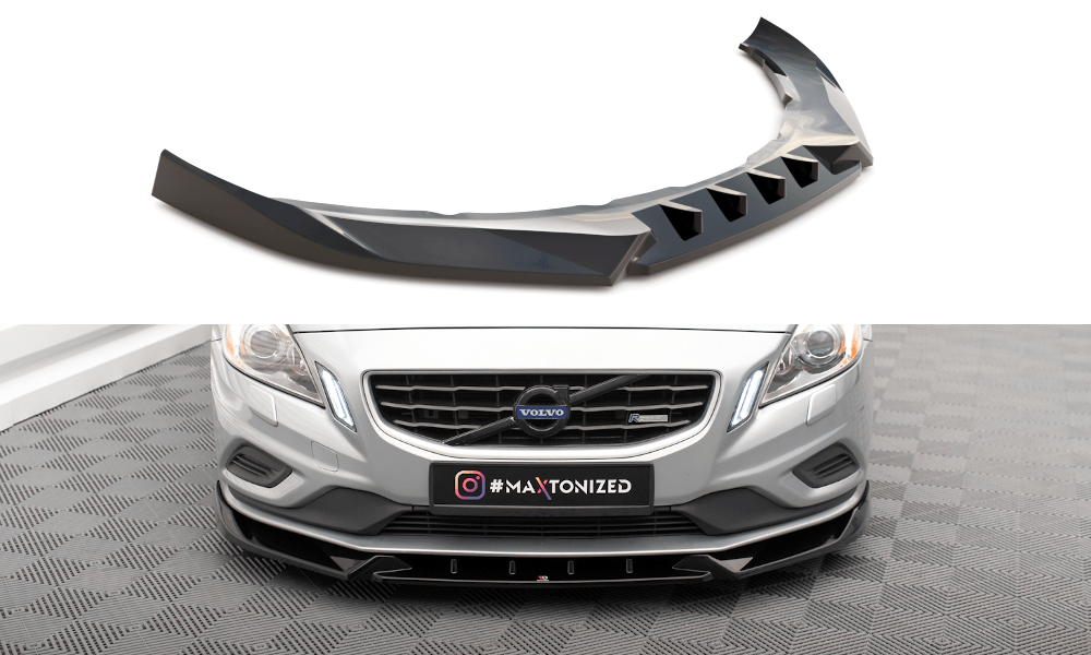 Maxton Design Front Splitter V.1 Volvo S60 R-Design Mk2
