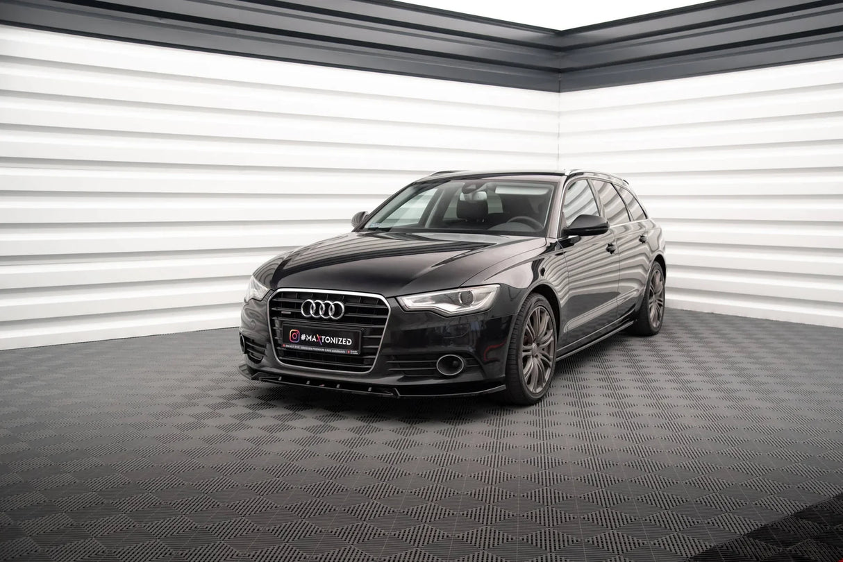 Maxton Design Front Splitter V.2 - Audi C7 A6