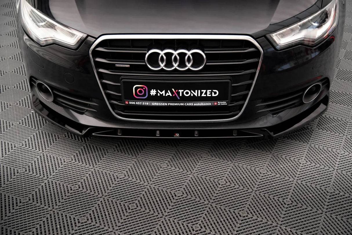 Maxton Design Front Splitter V.2 - Audi C7 A6