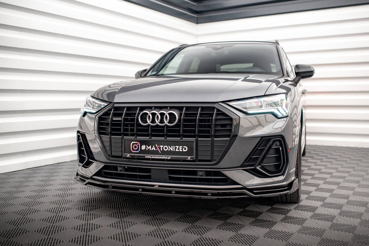 Maxton Design Front Splitter V.2 Audi Q3 S-Line F3