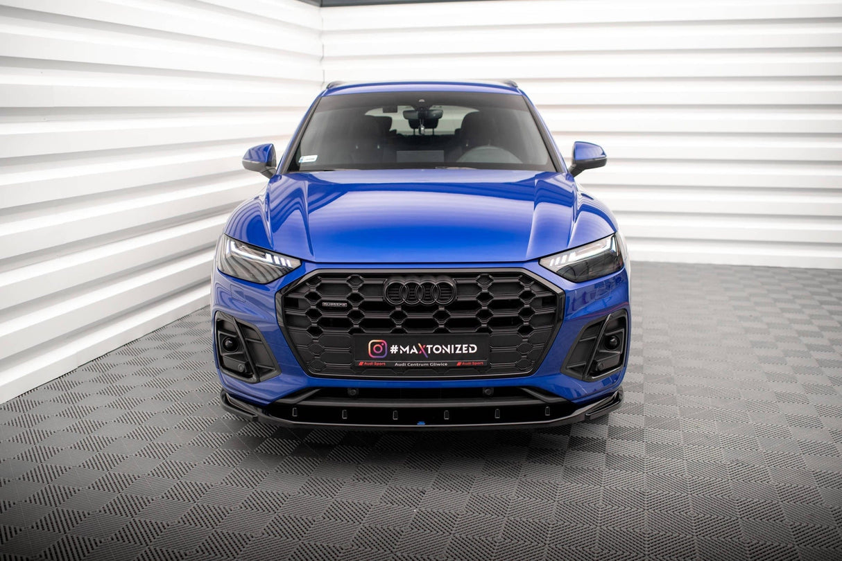 Maxton Design Front Splitter V.2 Audi Sq5 / Q5 S-Line SUV / Sportback Mk2 Facelift