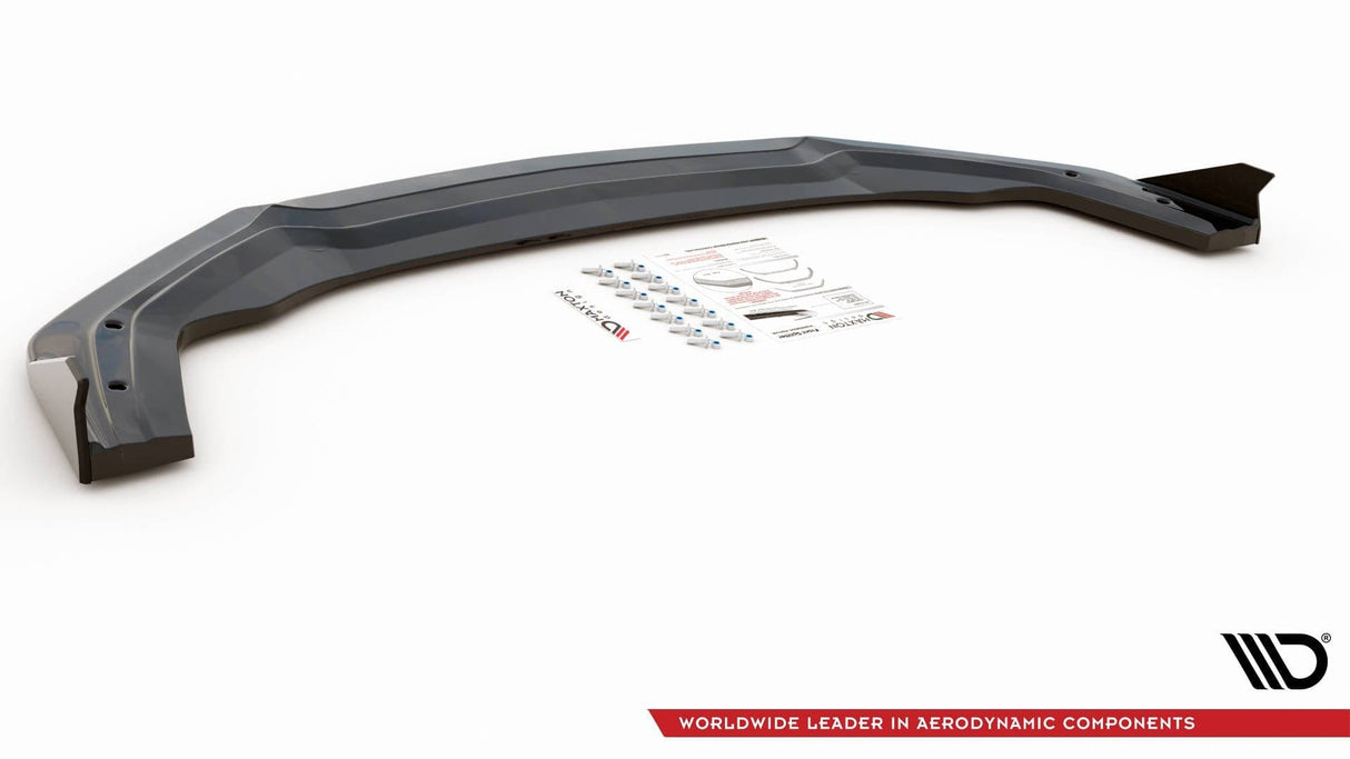 Maxton Design Front Splitter V.2 + Flaps Ford Mustang GT MK6 Facelift