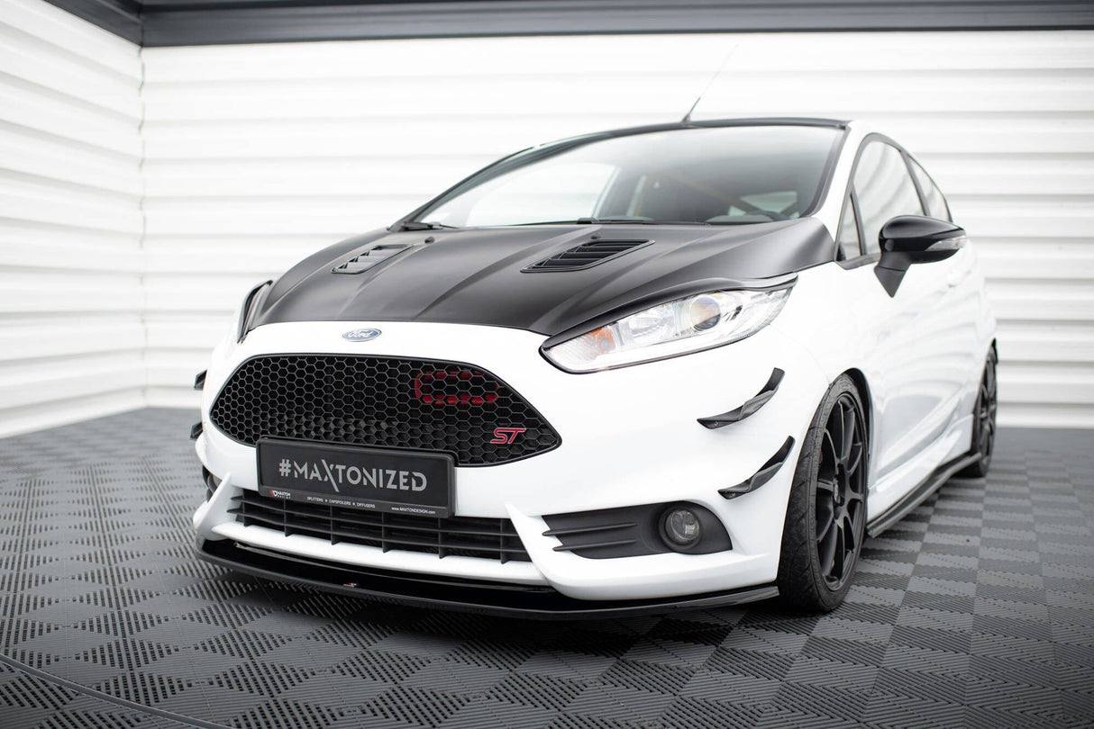 Maxton Design Front Splitter V.2 Ford Fiesta St MK7 Fl