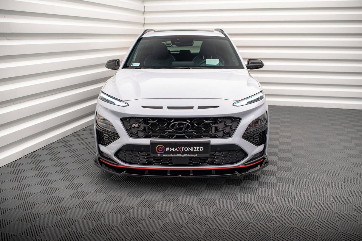 Maxton Design Front Splitter V.2 Hyundai Kona N MK2