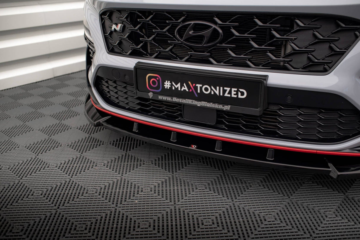 Maxton Design Front Splitter V.2 Hyundai Kona N MK2
