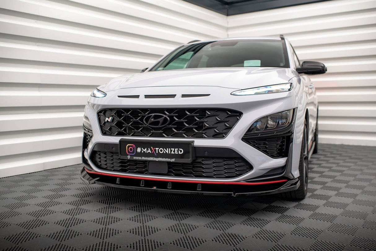 Maxton Design Front Splitter V.2 Hyundai Kona N MK2