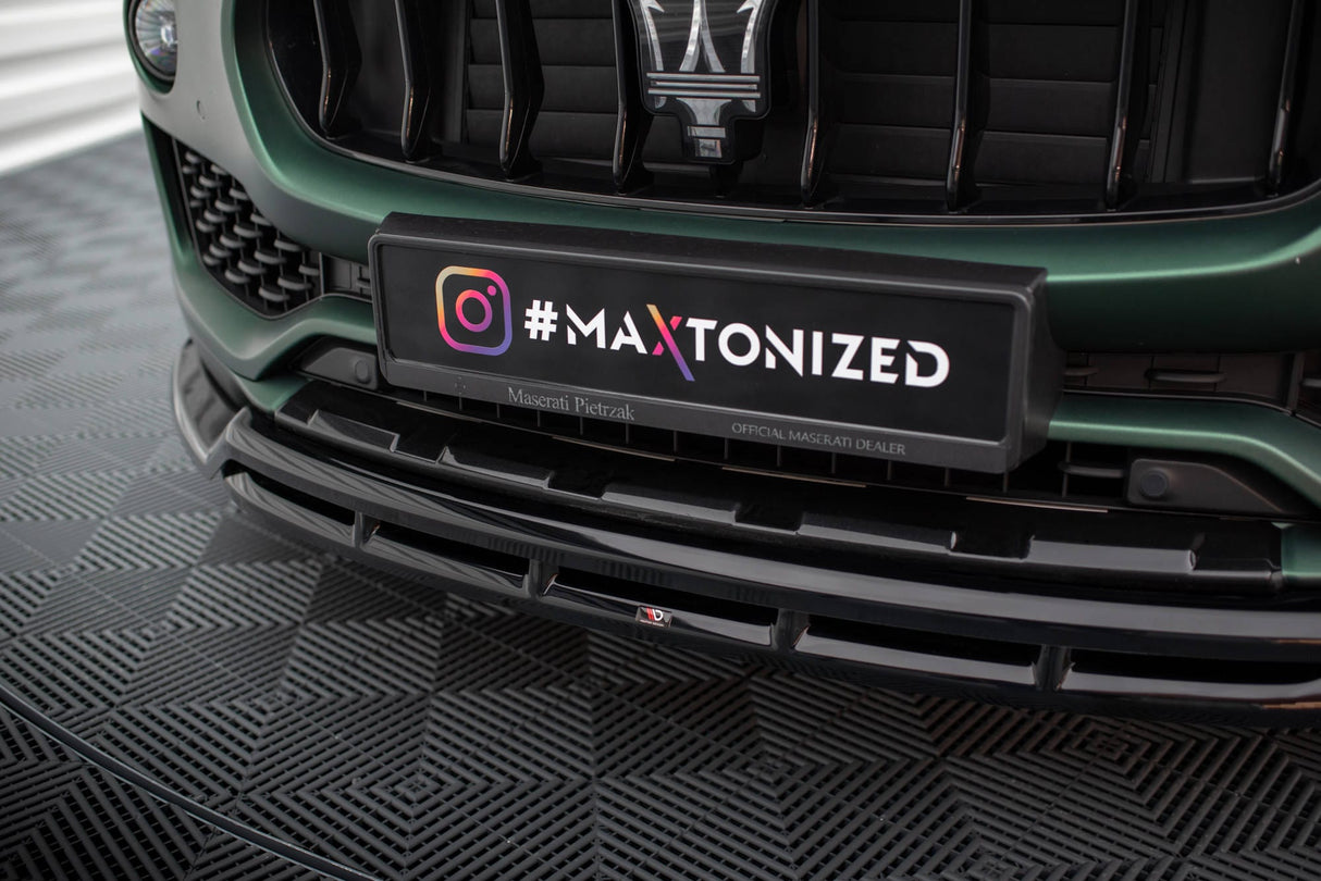 Maxton Design Front Splitter V.2 Maserati Levante MK1