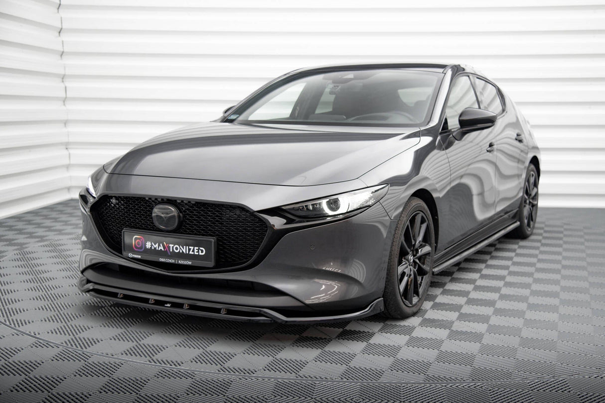 Maxton Design Front Splitter V.2 Mazda 3 MK4