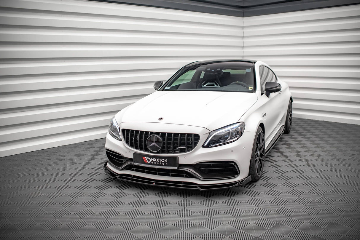 Maxton Design Front Splitter V.2 Mercedes-AMG C63 Coupe C205 Facelift