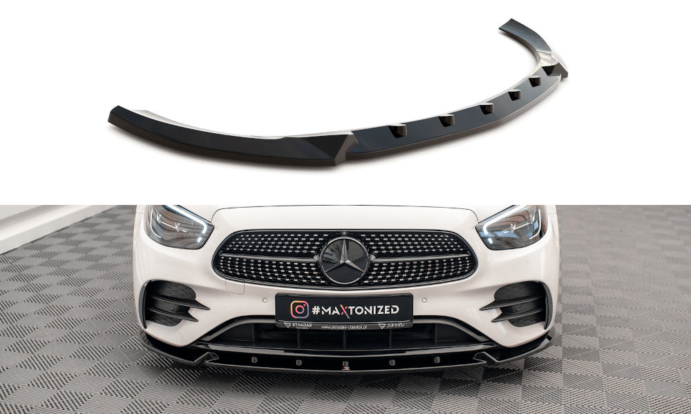 Maxton Design Front Splitter V.2 - Mercedes Benz / E AMG Line / W213 Facelift
