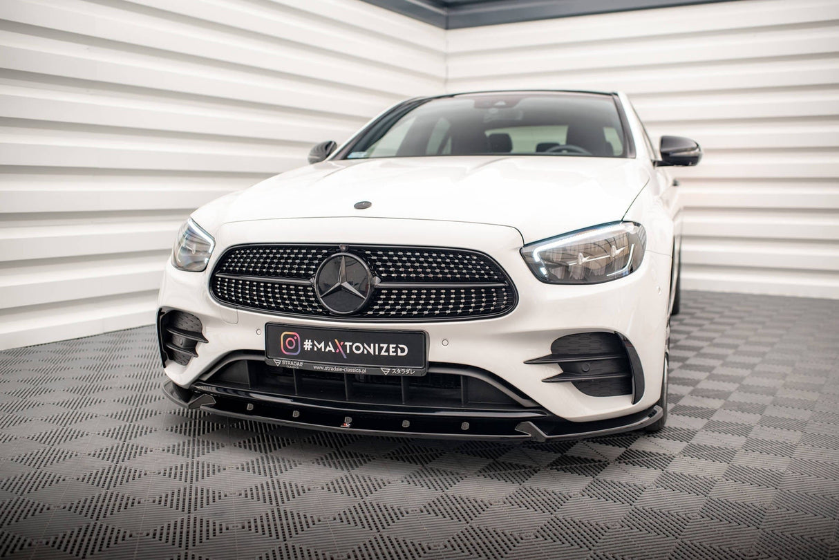 Maxton Design Front Splitter V.2 - Mercedes Benz / E AMG Line / W213 Facelift