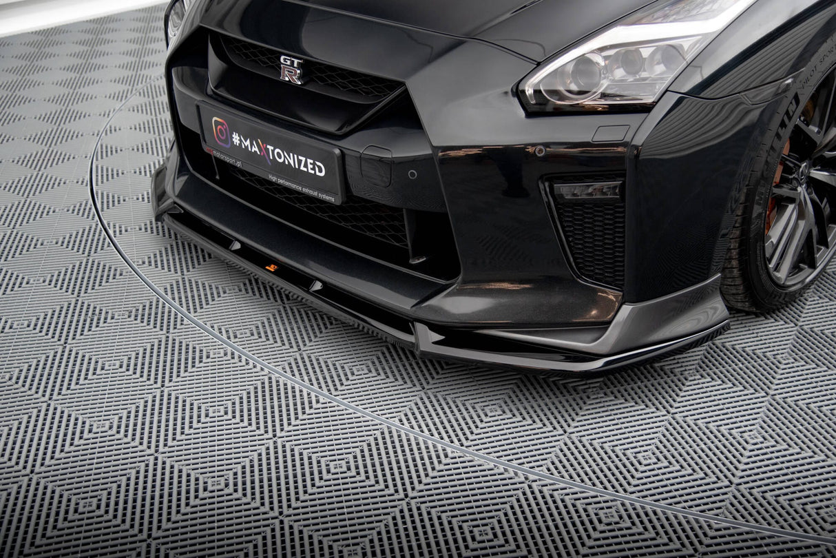 Maxton Design Front Splitter V.2 Nissan Gtr R35 Facelift