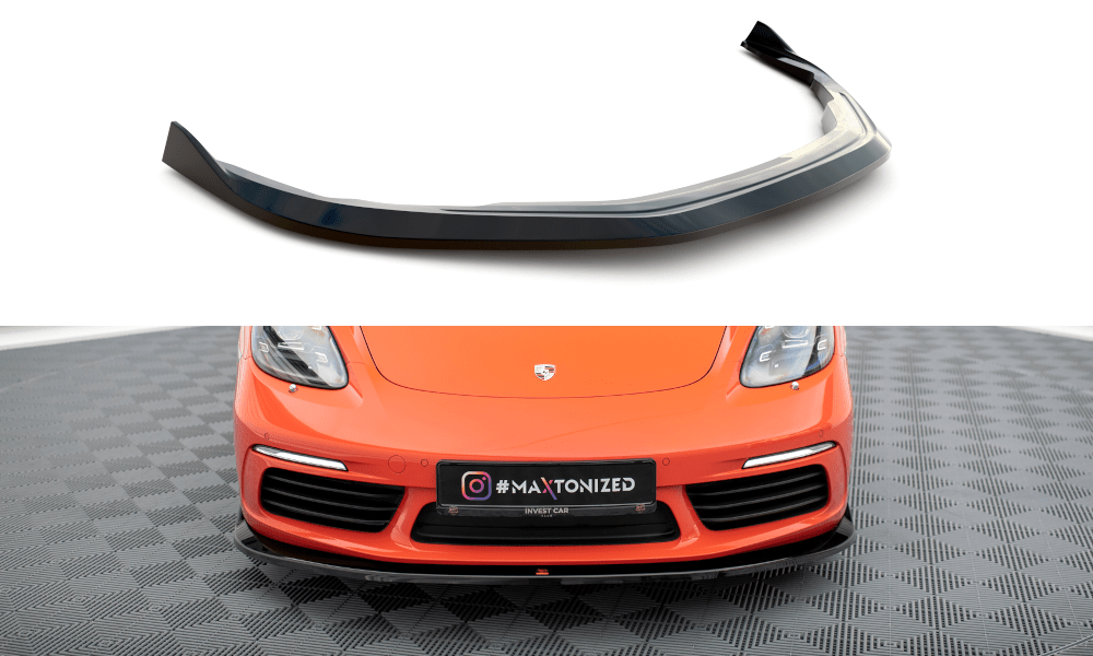 Maxton Design Front Splitter V.2 Porsche 718 Cayman 982C