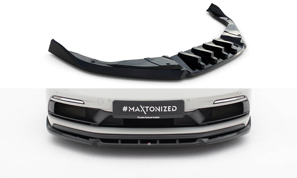 Maxton Design Front Splitter V.2 Porsche 718 Cayman GTS 982C