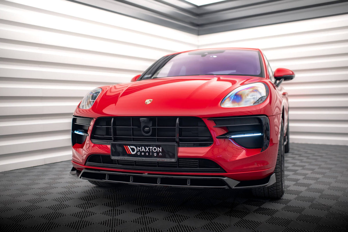 Maxton Design Front Splitter V.2 Porsche Macan Mk1 Facelift