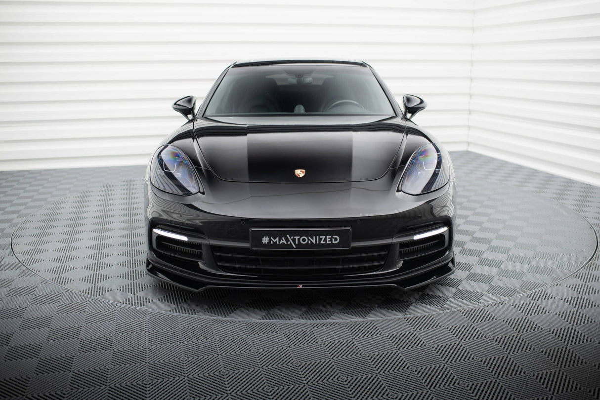 Maxton Design Front Splitter V.2 Porsche Panamera E-Hybrid 971