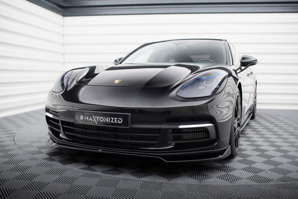 Maxton Design Front Splitter V.2 Porsche Panamera E-Hybrid 971