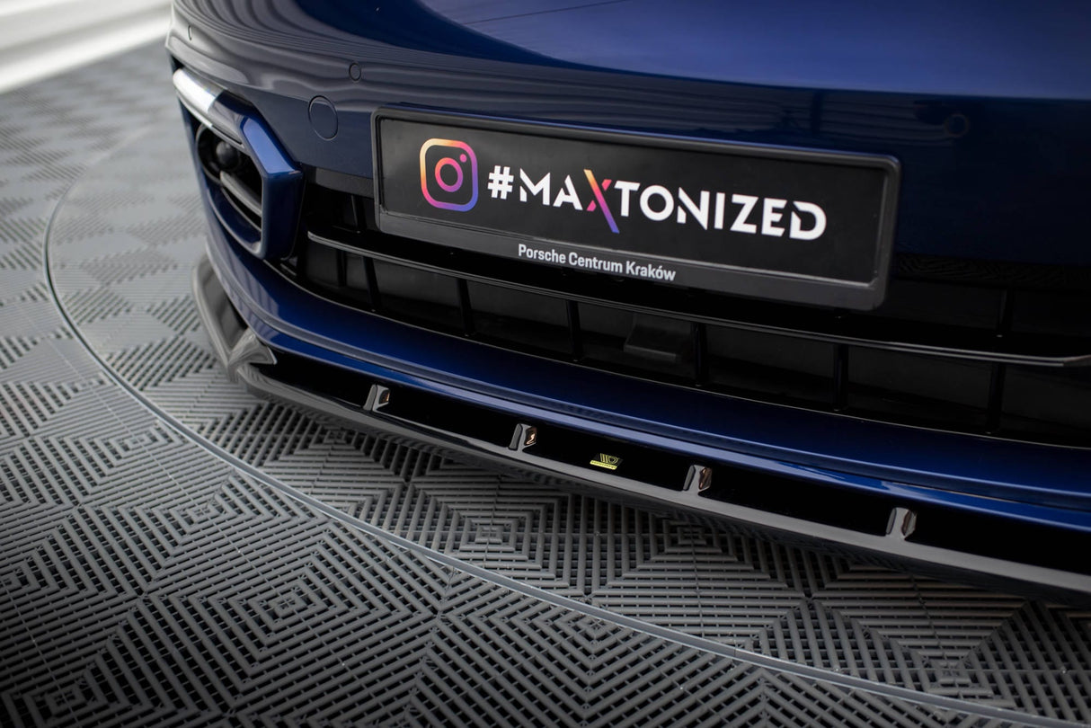 Maxton Design Front Splitter V.2 Porsche Panamera E-Hybrid 971 Facelift
