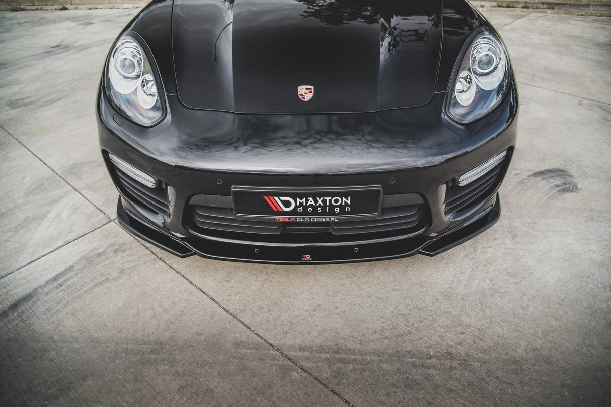 Maxton Design Front Splitter V.2 Porsche Panamera Turbo 970 Facelift