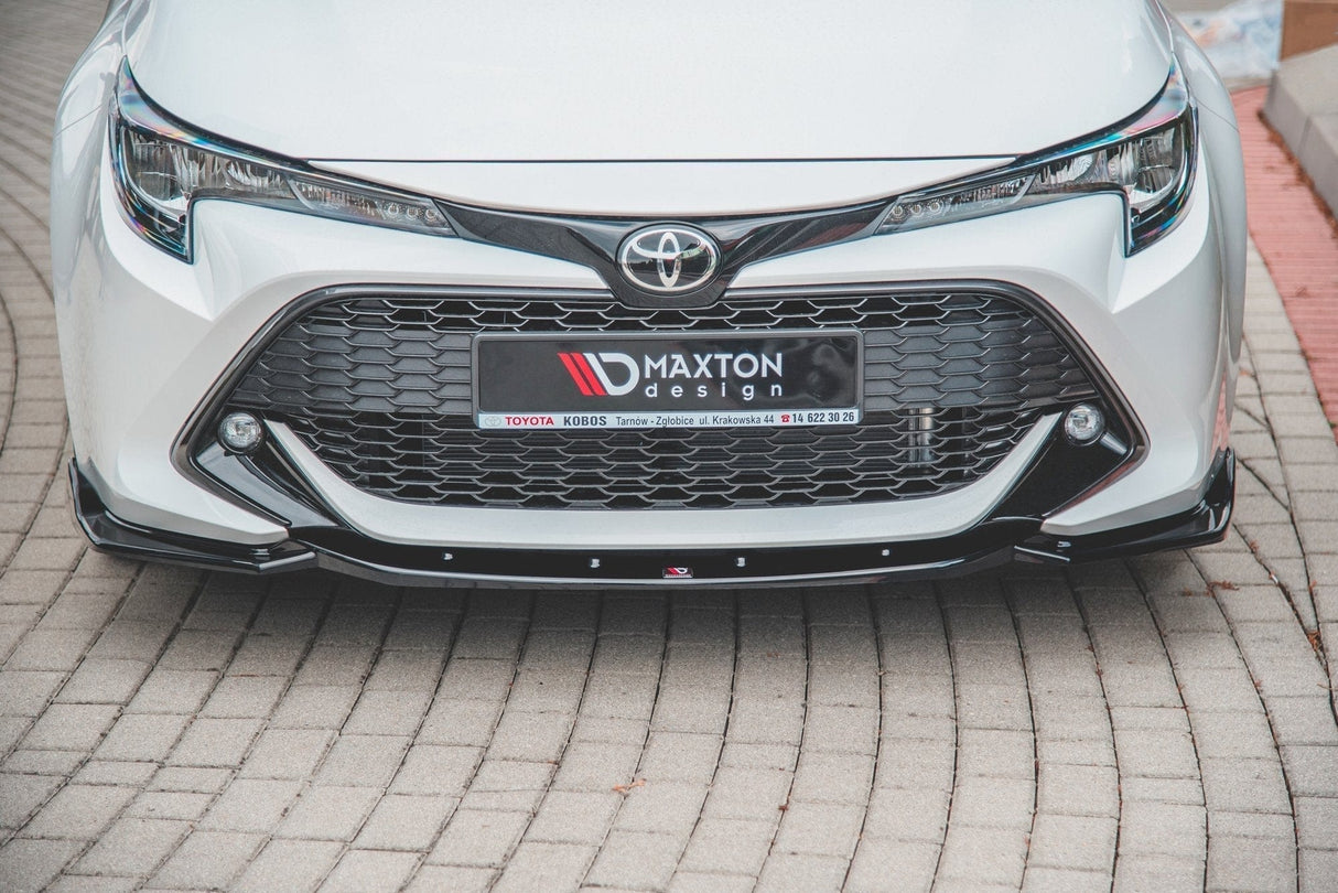 Maxton Design Front Splitter V.2 Toyota Corolla Hatchback MK12