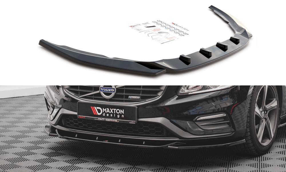 Maxton Design Front Splitter V.2 Volvo S60 R-Design Mk2 Facelift