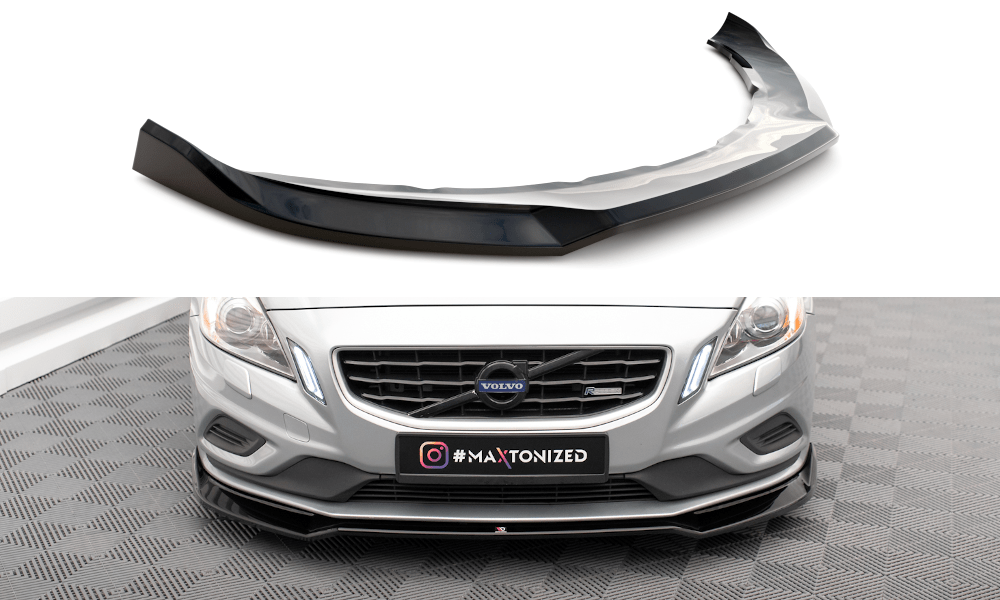 Maxton Design Front Splitter V.2 Volvo S60 R-Design Mk2