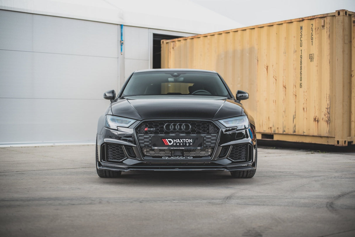 Maxton Design Front Splitter V.3 Audi RS3 8V Facelift - (NLA)