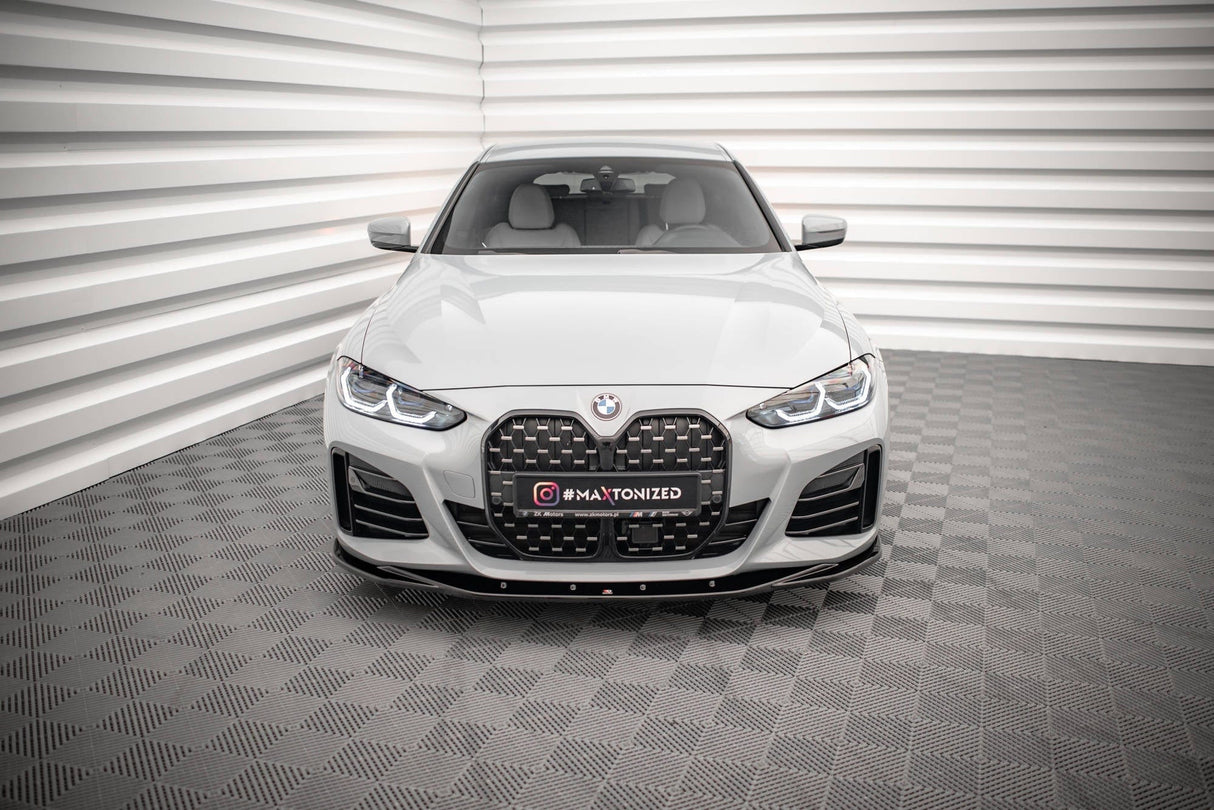 Maxton Design Front Splitter V.3 BMW 4 / I4 Gran Coupe M-Pack G26