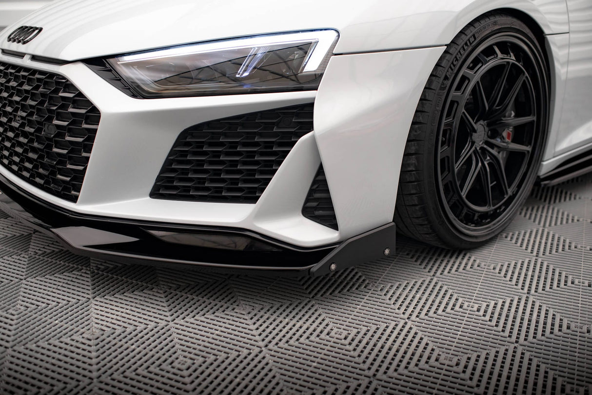 Maxton Design Front Splitter V.3 + Flaps Audi R8 Mk2 Facelift