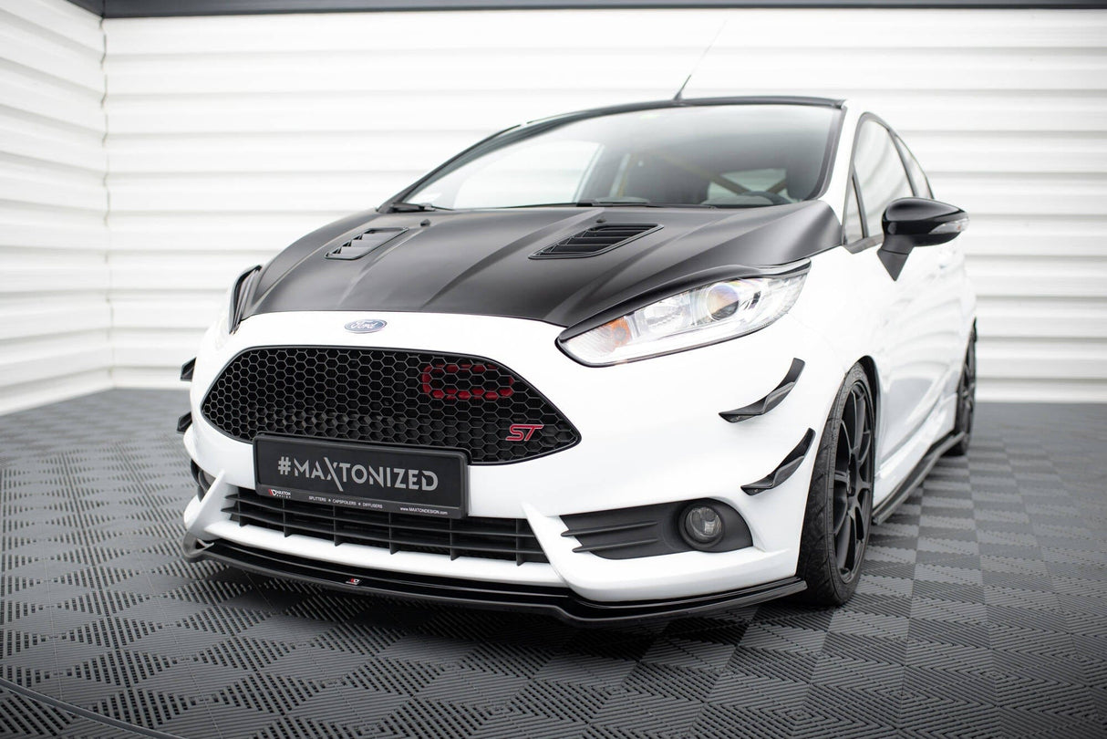 Maxton Design Front Splitter V.3 Ford Fiesta St MK7 Fl