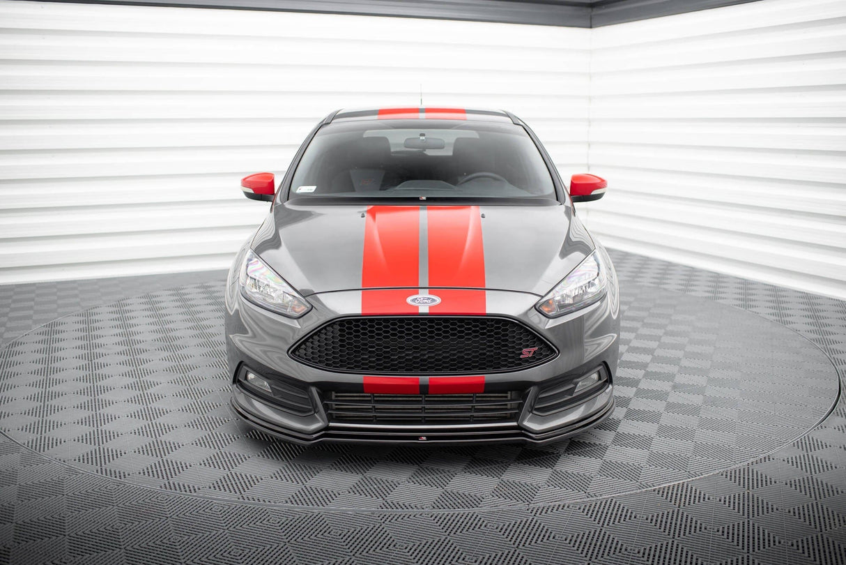 Maxton Design Front Splitter V.3 Ford Focus St MK3 Fl