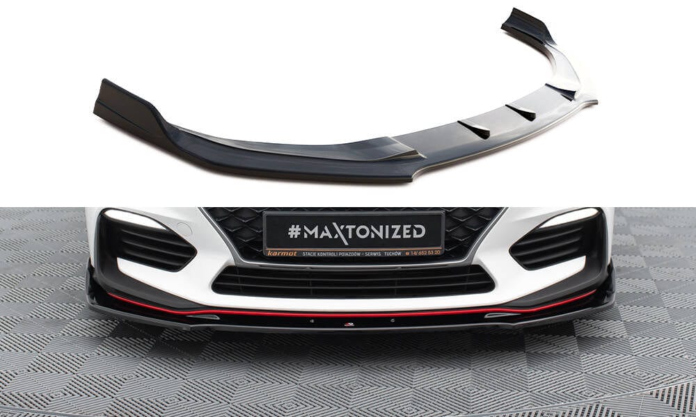 Maxton Design Front Splitter V.3 - Hyundai I30 N (Elantra Gt) Mk3 Hatchback/ Fastback