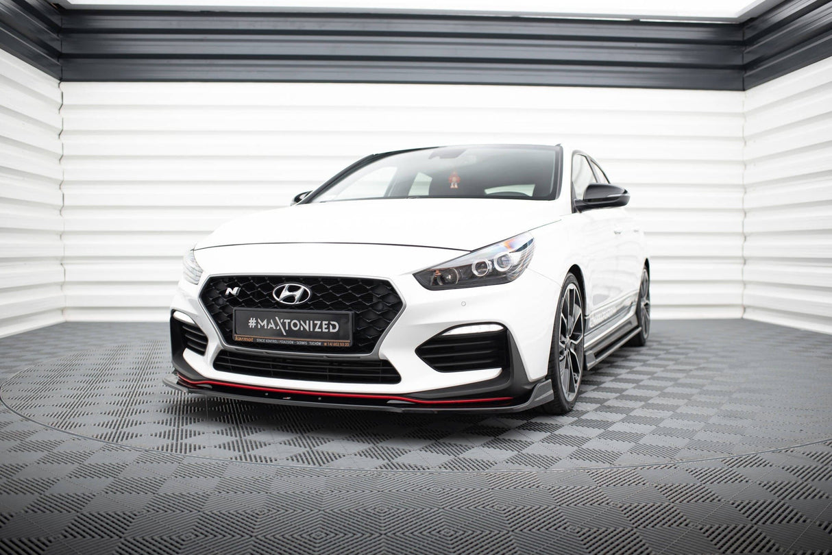 Maxton Design Front Splitter V.3 - Hyundai I30 N (Elantra Gt) Mk3 Hatchback/ Fastback