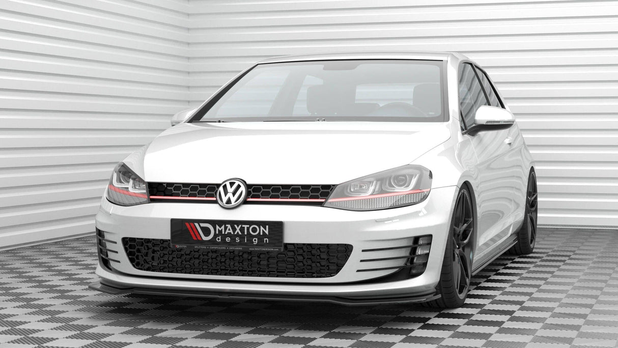 Maxton Design Front Splitter V.3 VW Golf GTI Mk7