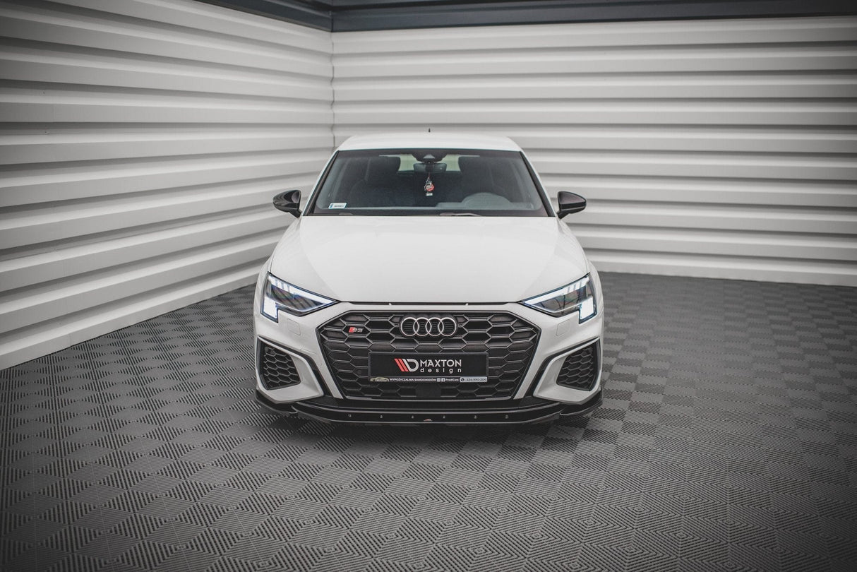 Maxton Design Front Splitter V.4 Audi / 8Y / A3 S-Line / S3