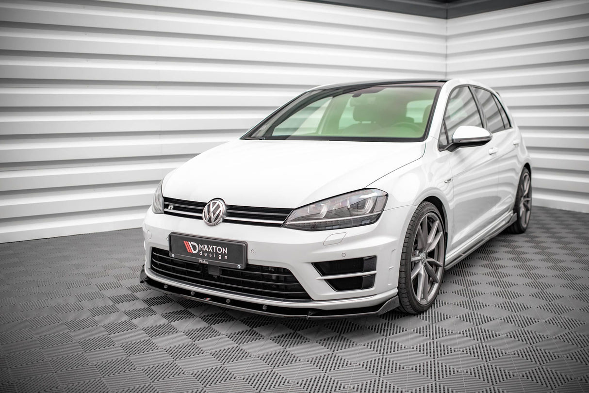 Maxton Design Front Splitter V.4 VW Golf R Mk7