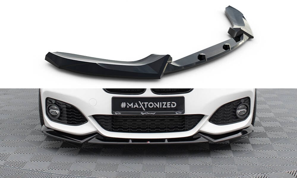 Maxton Design Front Splitter V.5 BMW 1 M-Pack / M140I F20 Facelift