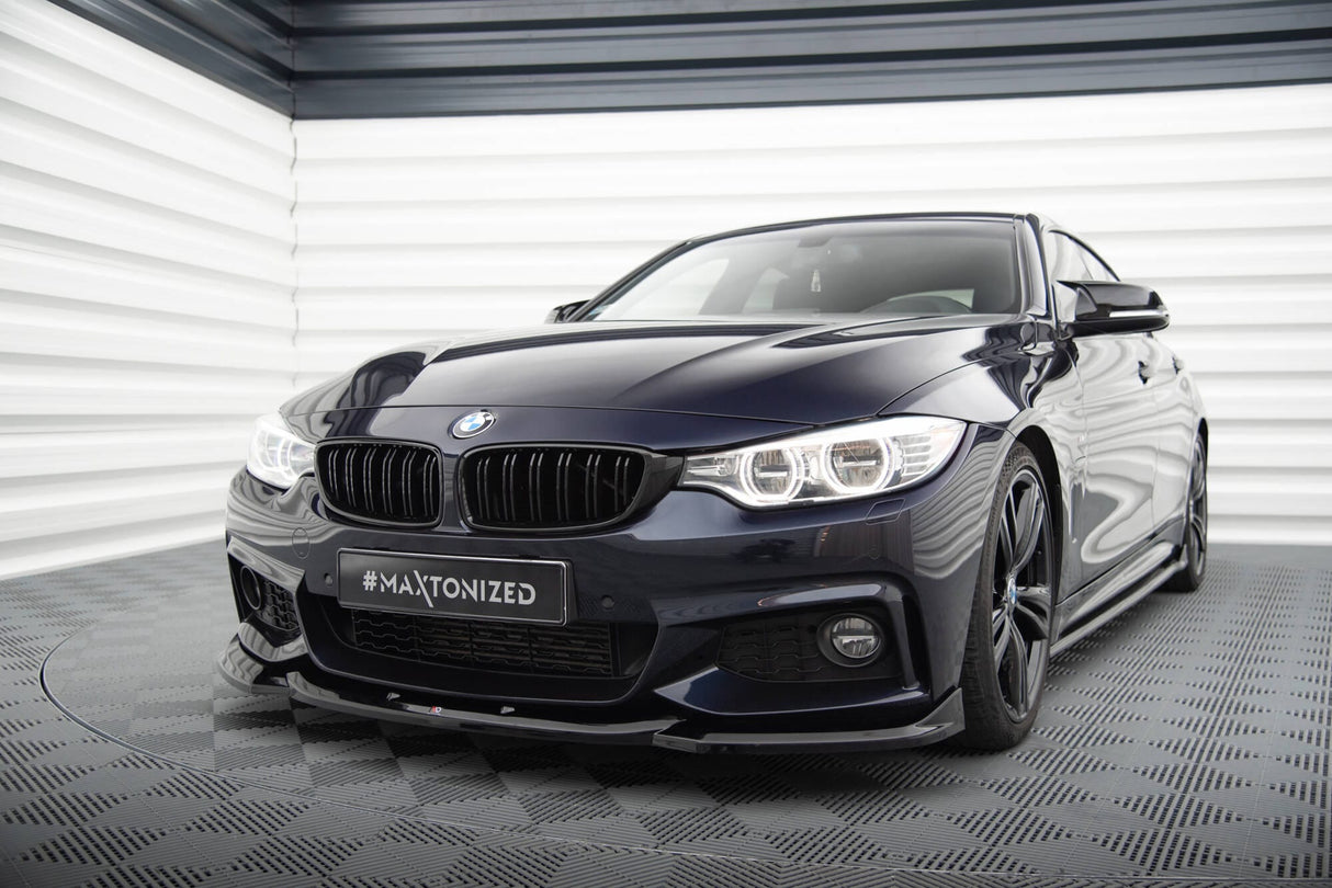 Maxton Design Front Splitter V.6 BMW 4 Coupe / Gran Coupe / Cabrio M-Pack F32 / F36 / F33