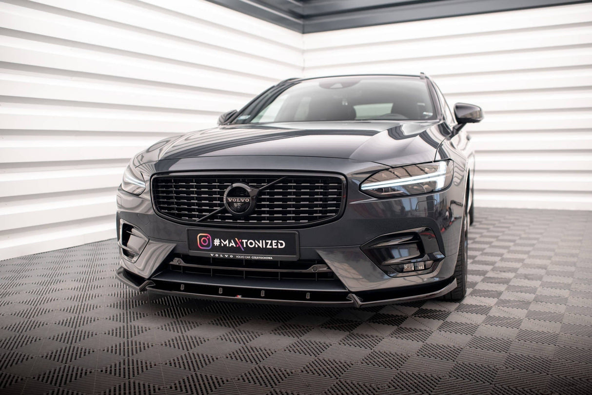 Maxton Design Front Splitter Volvo V90 / S90 R-Design Mk2