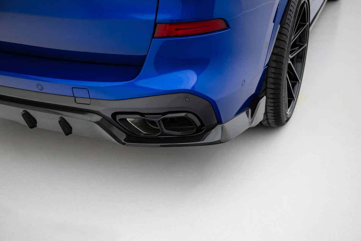 Maxton Design Carbon Fiber Rear Diffuser BMW X5 M-Pack G05 Facelift