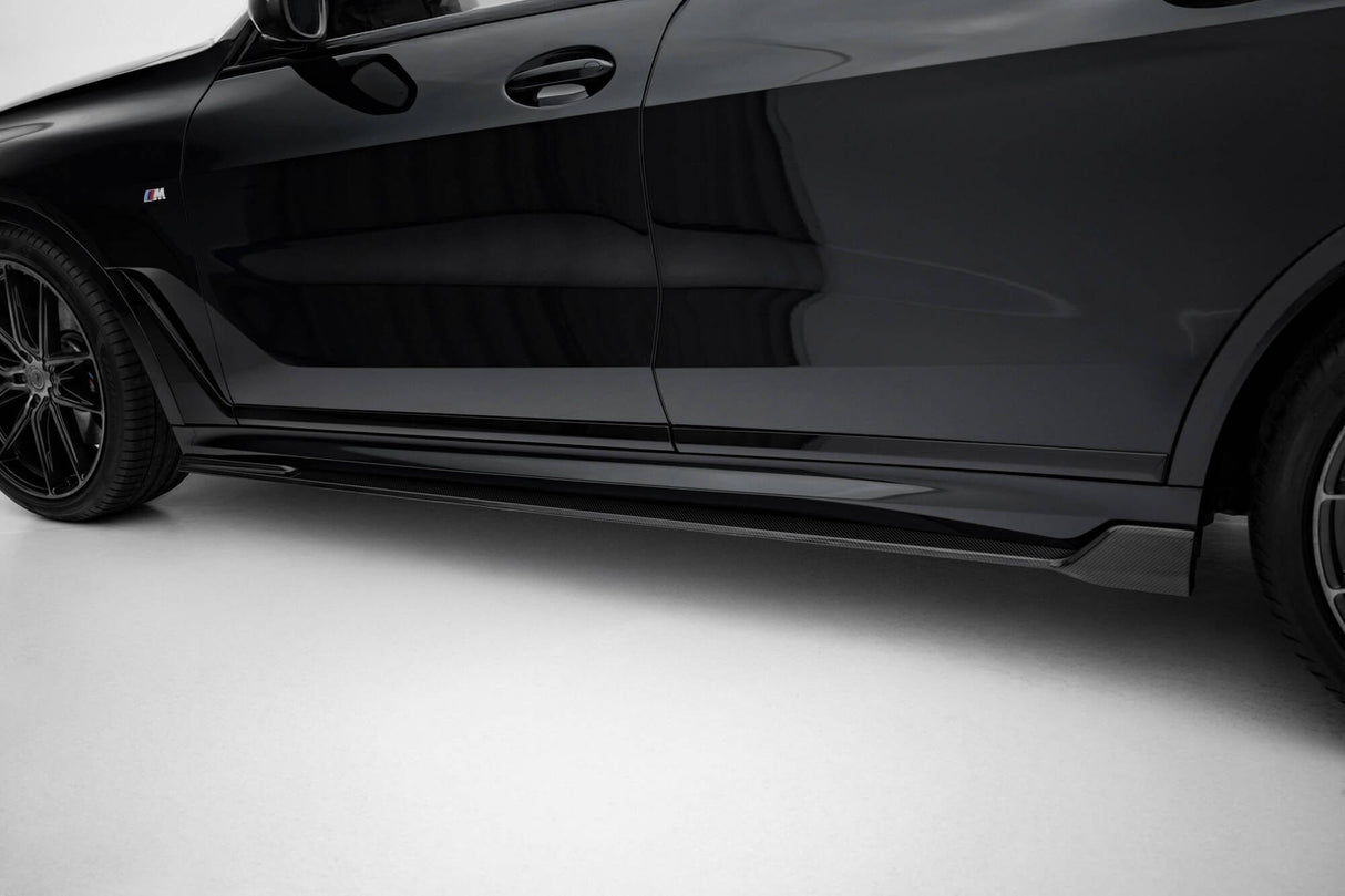 Maxton Design Carbon Fiber Side Skirts BMW X7 M-Pack G07 Facelift