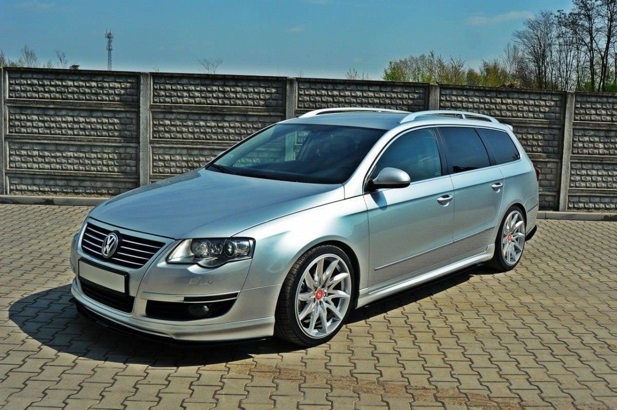 Maxton Design Racing Side Skirts Diffusers VW Passat B6/B7 R-Line