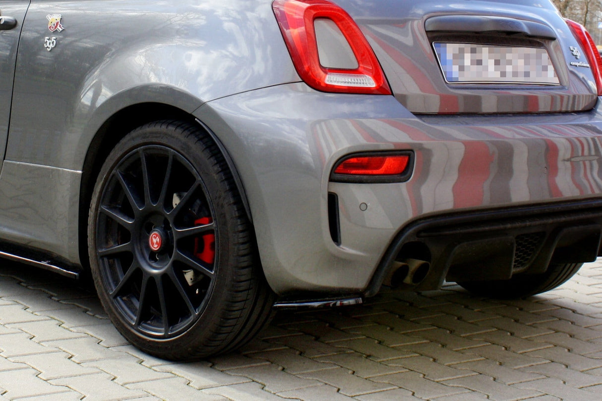 Maxton Design Rear Side Splitters Fiat 500 Abarth Mk1 Facelift