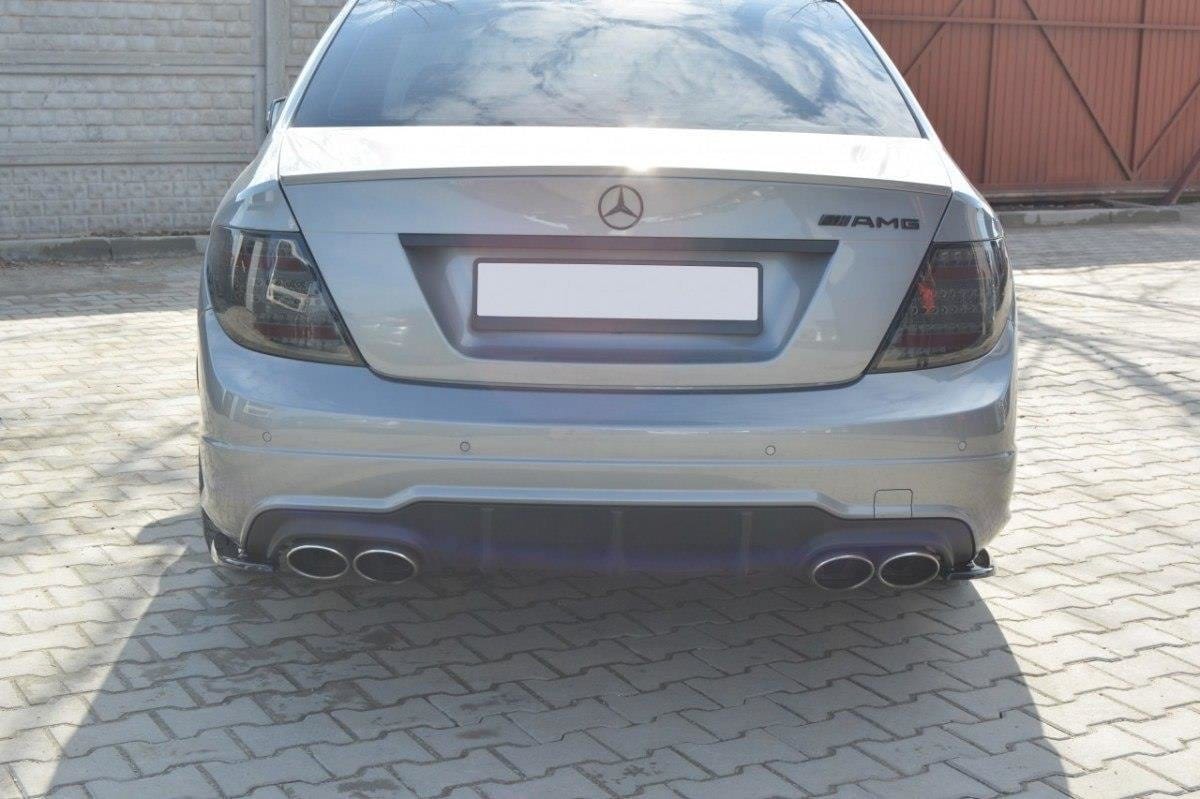 Maxton Design Rear Side Splitters Mercedes C W204 63AMG/AMG-Line