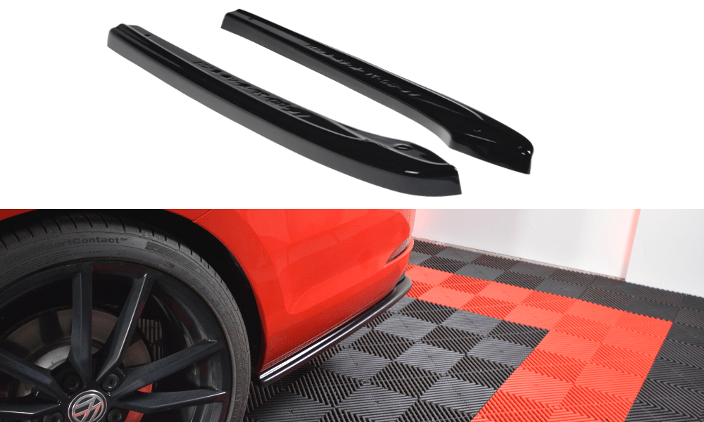 Maxton Design Rear Side Splitters V.1 VW Golf 7 Sportwagen Facelift
