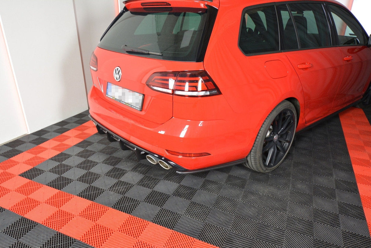 Maxton Design Rear Side Splitters V.1 VW Golf 7 Sportwagen Facelift