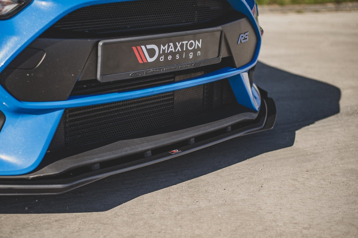 Maxton Design Racing Durability Front Splitter + Flaps Ford Focus RS MK3