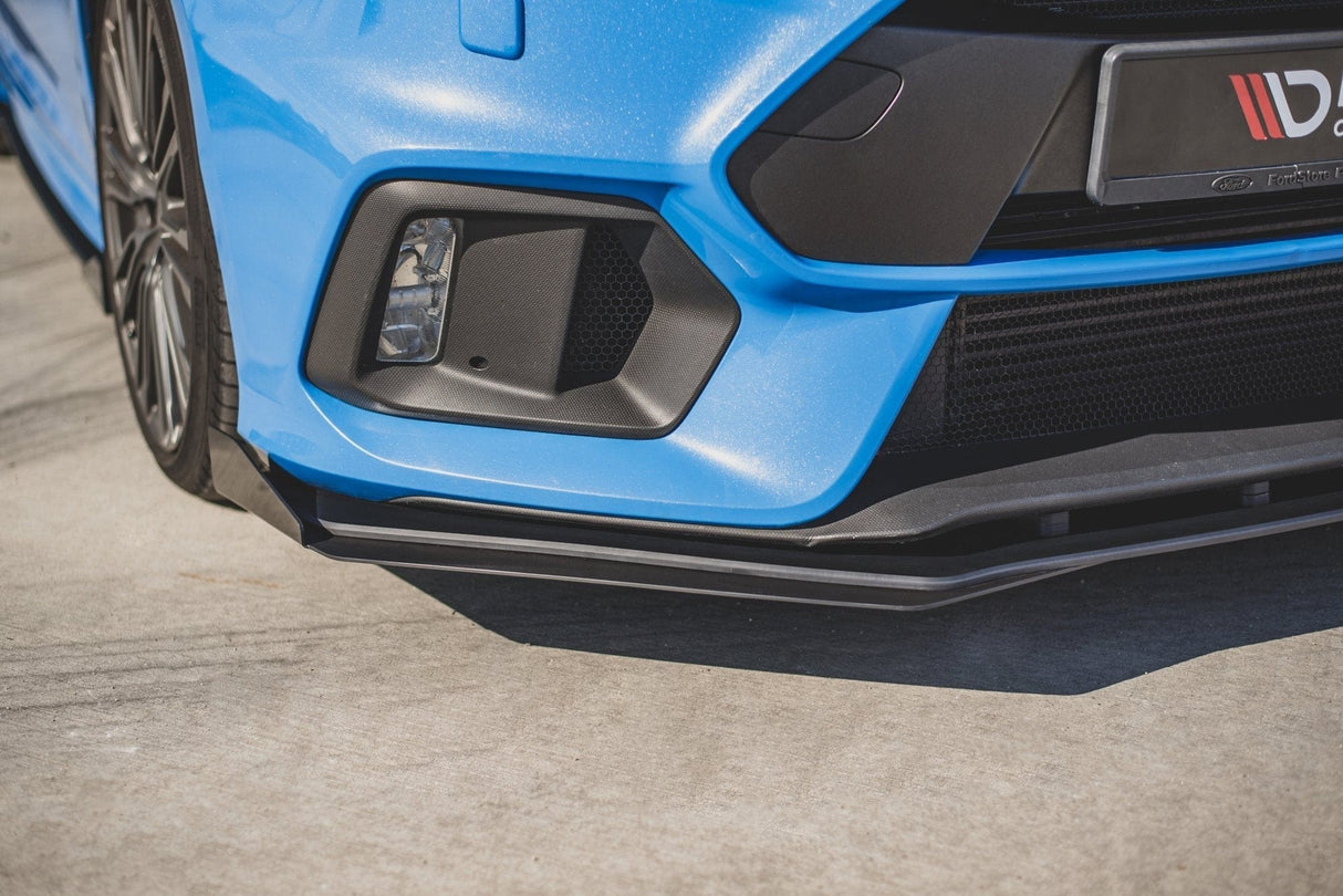 Maxton Design Racing Durability Front Splitter + Flaps Ford Focus RS MK3