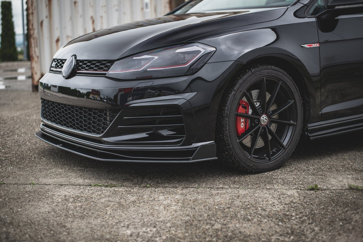 Maxton Design Racing Durability Front Splitter VW Golf Mk7 GTi TCR